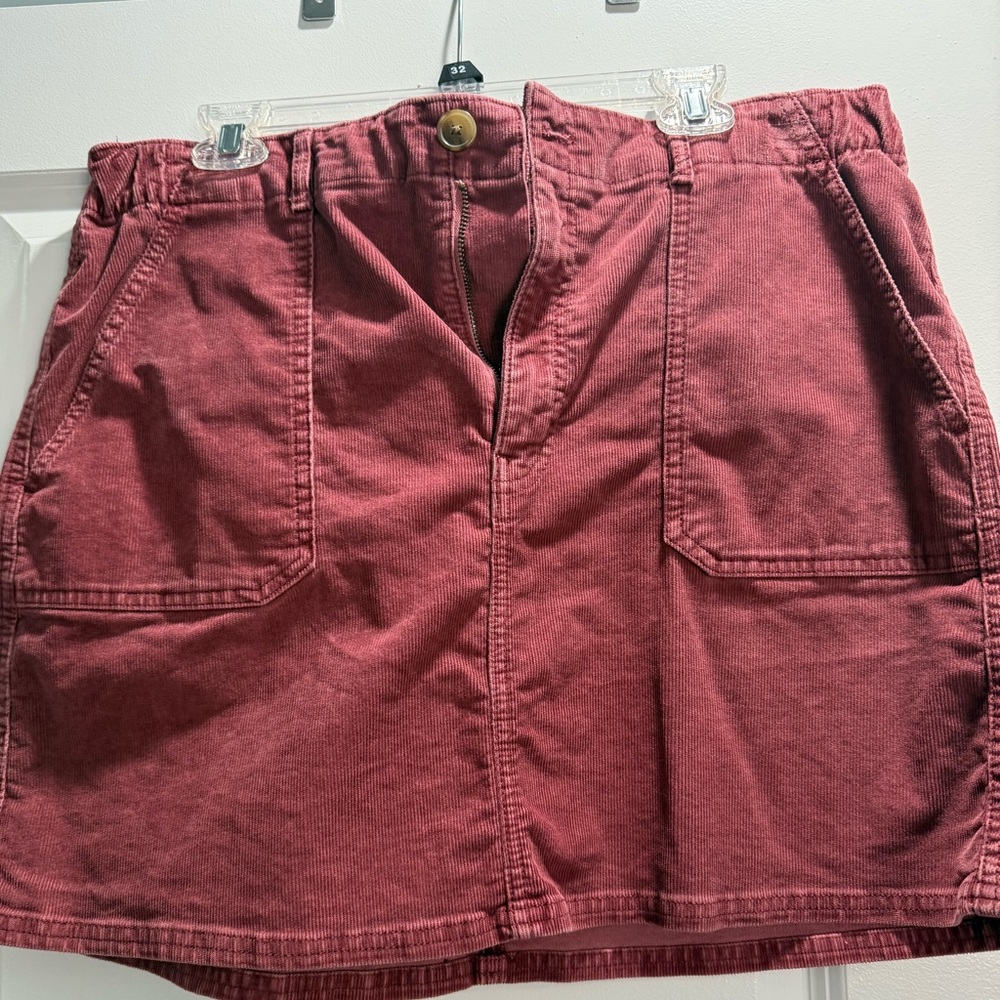American Eagle Outfitters Red Skater Skirt